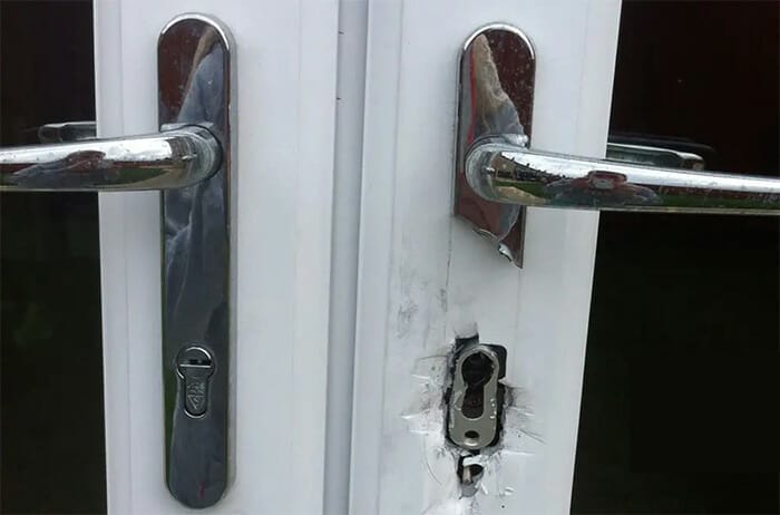 Anti Snap Lock fitted to uPVC doors