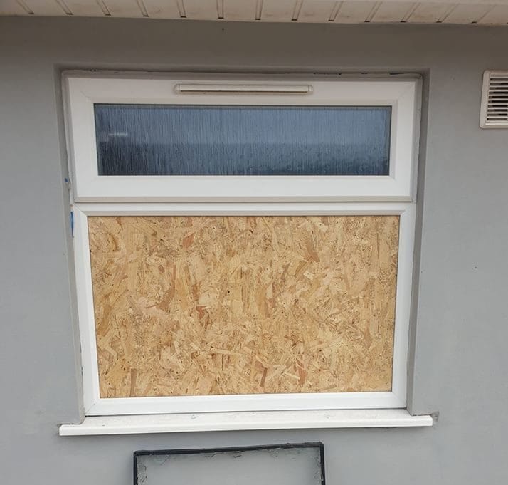 Boarding Up Service - Window Boarded Up