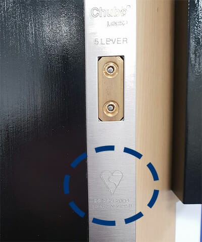 BS3621 Standard Lock with Kitemark on 5 Lever Mortice lock