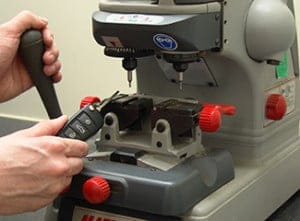 Car key cutting