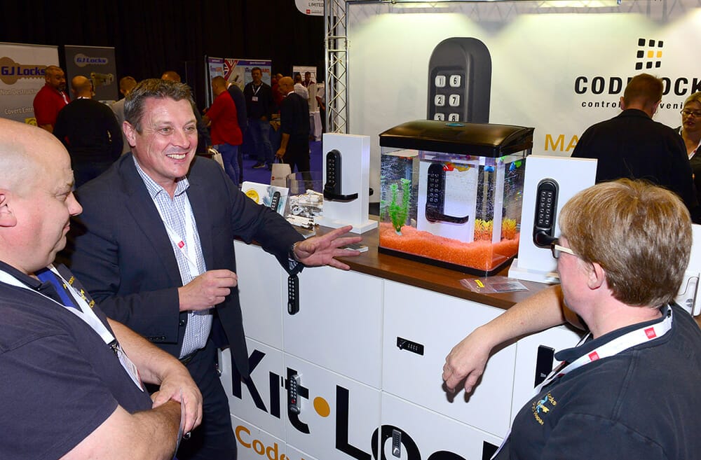 Codelocks Stand at MLA Expo 2019