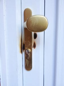 A Heated Door Lock