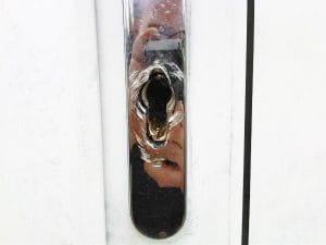 drilled cylinder with damage to handle image