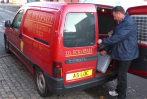 J G Eckersall Locksmith Van