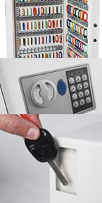 Image of a security key cabinet