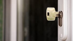 Key in UPVC Door lock