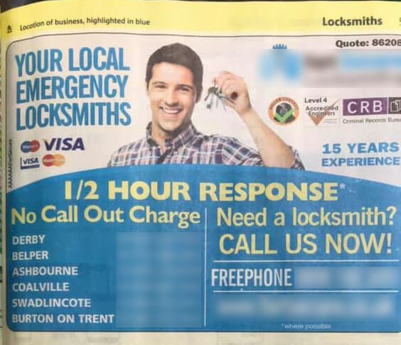Locksmith Directory Example