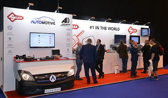 Silca Exhibitor Stand in THE-GARGE - Auto Locksmith Exhibitors